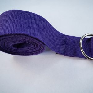 2m Purple Yoga Strap